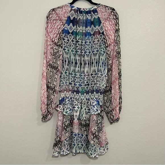 Ramy Brook Kayden Ruffle Midi Dress Size Medium - Picture 11 of 13